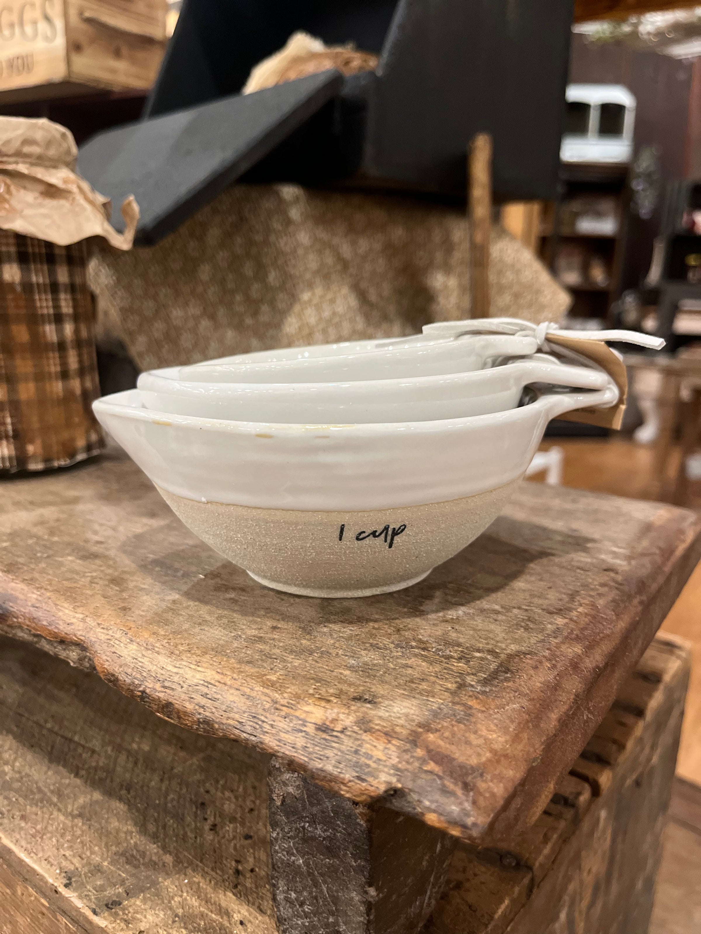 Stoneware Measuring Cups